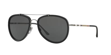 zoom burberry be3090q gunmetal and matte black grey lenses|Burberry Aviator Sunglasses Be3090q Gunmetal Matte Black .